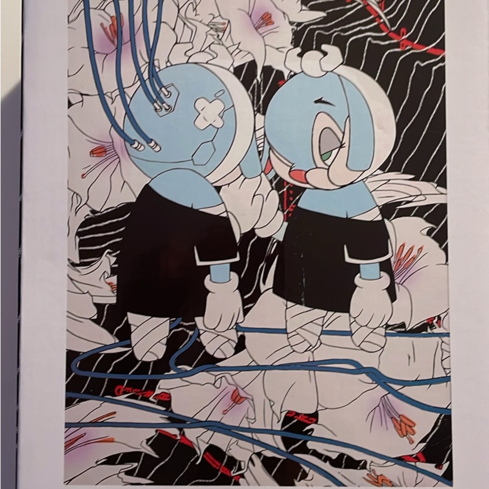 Blue and Black Character Dolls